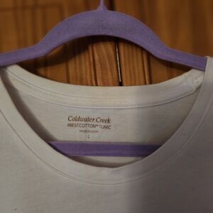 Coldwater Creek Classic White Tunic